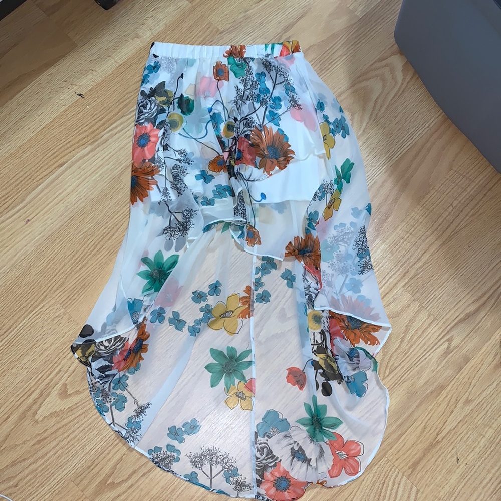 High-low skirt